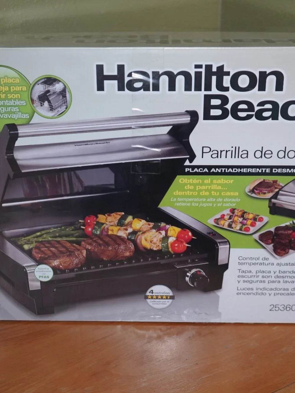 Hamilton Beach Electric Indoor Searing Grill with Window